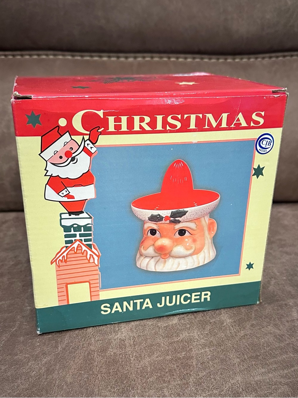 Vintage Cracker Barrel Santa Juicer